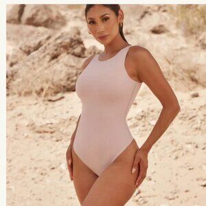 NWT Pinsy High Neck Hourglass Shapewear Cheeky Bodysuit